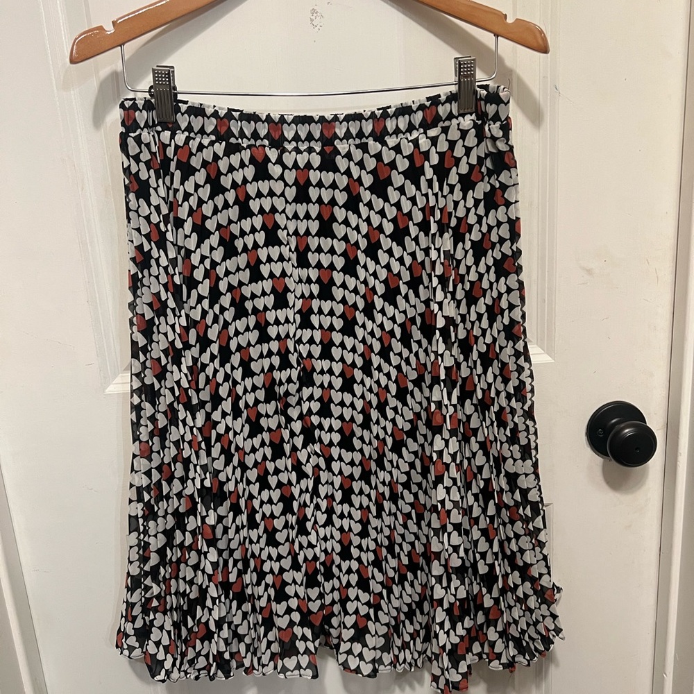 Maison Jules Pleated Skirt Sz Large Gently Used